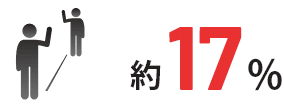 約17%